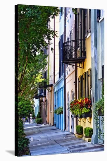 Rainbow Row III Charleston, South Carolina-George Oze-Premier Image Canvas