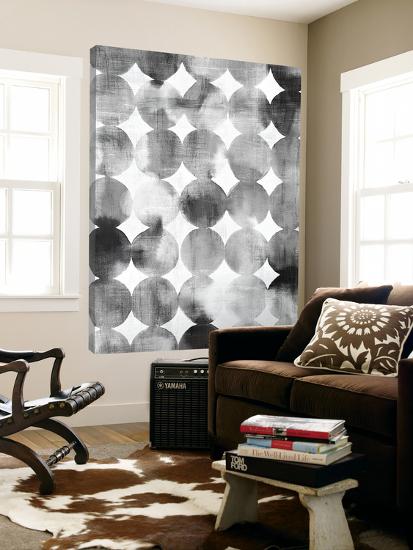 'Raindots Black and White' Loft Art | Art.com