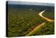 Rainforest Aerial, Yavari-Mirin River, Oxbow Lake and Primary Forest, Amazon Region, Peru-Redmond Durrell-Premier Image Canvas