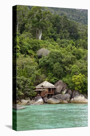 Rainforest and a Wooden Cabin of the 'Bagus Place-Andrey Zvoznikov-Premier Image Canvas