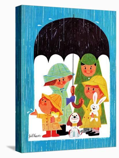 Raining Cats and Dogs - Jack & Jill-Jack Weaver-Premier Image Canvas