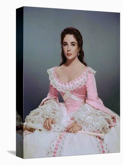 RAINTREE COUNTY, 1957 directed by EDWARD DMYTRYK Elizabeth Taylor (photo)-null-Stretched Canvas