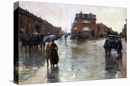 Rainy Day, Boston-Childe Hassam-Premier Image Canvas