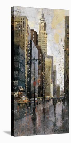 Rainy Day in Manhattan-Marti Bofarull-Stretched Canvas