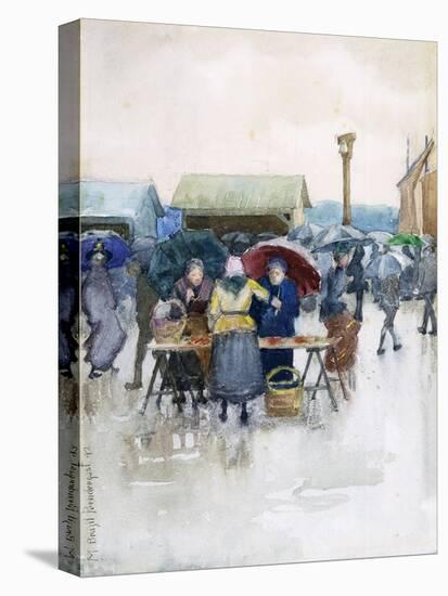 Rainy Day: the Fish Market, 1892-Maurice Brazil Prendergast-Premier Image Canvas