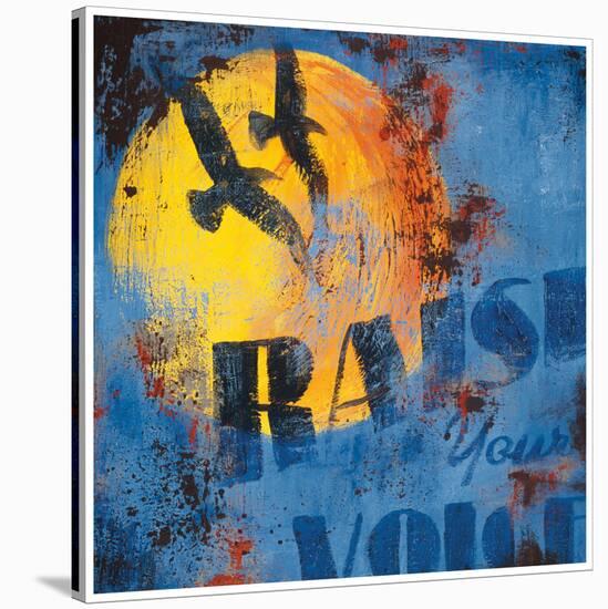 Raise Your Voice-Rodney White-Stretched Canvas