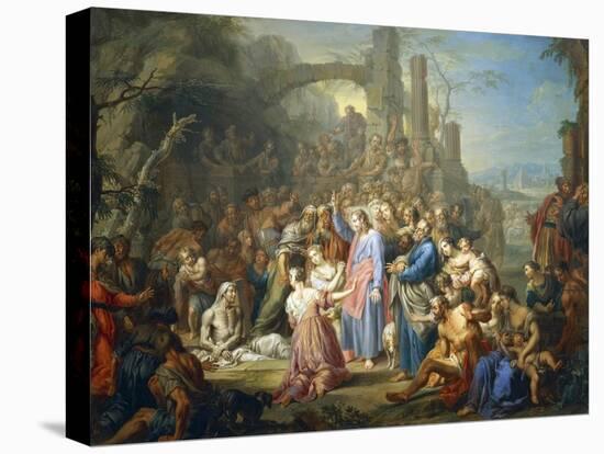 Raising of Lazarus, Circa 1750-Franz Christoph Janneck-Premier Image Canvas