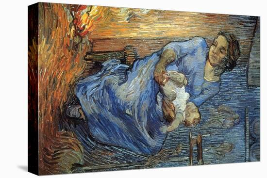 Rake-Vincent van Gogh-Stretched Canvas