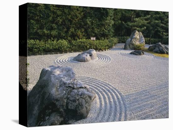 Raked Stone Garden, Taizo-In Temple, Kyoto, Japan-Michael Jenner-Premier Image Canvas