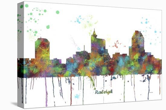 Raleigh North Carolina Skyline MCLR 1-Marlene Watson-Premier Image Canvas