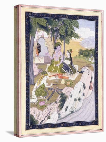 Rama and Sita with Lakshman, C. 1800-null-Premier Image Canvas