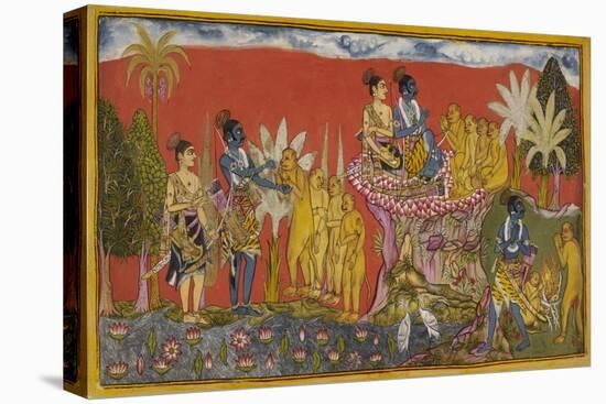 Ramayana, Kishkindha Kanda-null-Premier Image Canvas