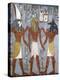 Rameses I Between Horus and Anubis, Fresco, Burial Chamber, Tomb of Ramesses I-null-Premier Image Canvas