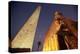 Ramses Statue and Obelisk at the Entrance to the Luxor Temple Complex-Alex Saberi-Premier Image Canvas