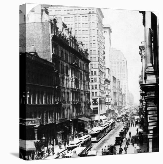 Randolph Street, Chicago, 1896-null-Premier Image Canvas