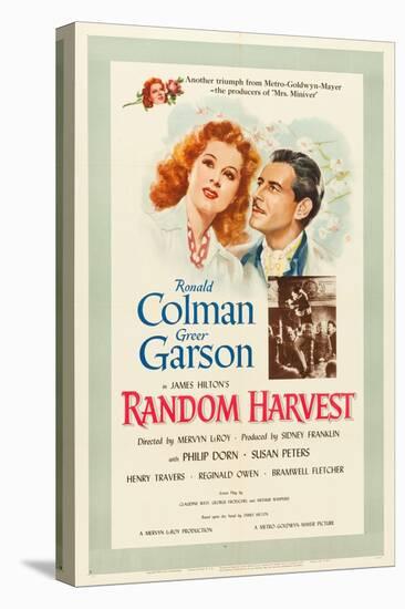 Random Harvest, Greer Garson, Ronald Colman, 1942-null-Stretched Canvas