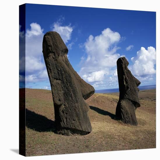 Rano Raraku, Outer Crater Slopes, Birthplace of the Moai (Statues), Unesco World Heritage Site-Geoff Renner-Premier Image Canvas