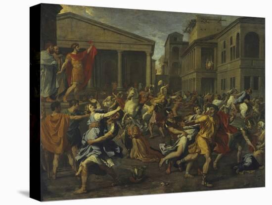 Rape of the Sabines-Nicolas Poussin-Premier Image Canvas