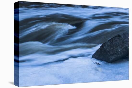 Rapids With Boulder-Anthony Paladino-Premier Image Canvas