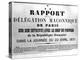 Rapport De La Delagation Maconnique, from French Political Posters of the Paris Commune-null-Premier Image Canvas