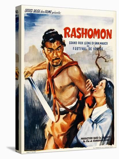 Rashomon, Japanese Movie Poster-null-Premier Image Canvas