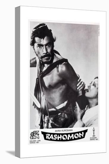 Rashomon, Swiss Poster Art, from Left: Toshiro Mifune, Machiko Kyo, 1950-null-Premier Image Canvas