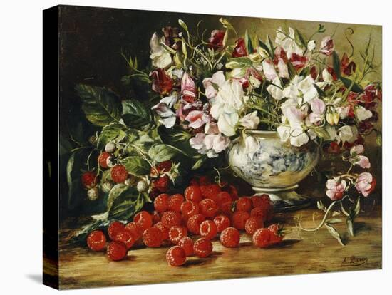 Raspberries and Sweet Pea-August Laux-Premier Image Canvas