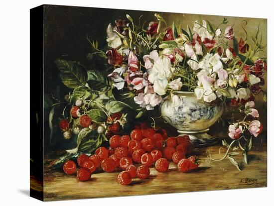 Raspberries and Sweet Pea-August Laux-Premier Image Canvas