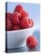 Raspberries in a Small Bowl-Franck Bichon-Premier Image Canvas