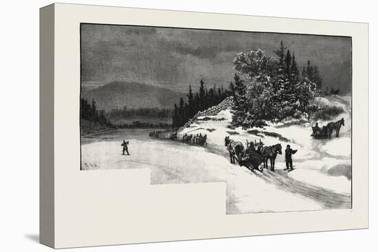 Rat River Landing, Canada, Nineteenth Century-null-Premier Image Canvas