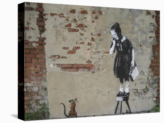 Ratgirl-Banksy-Premier Image Canvas