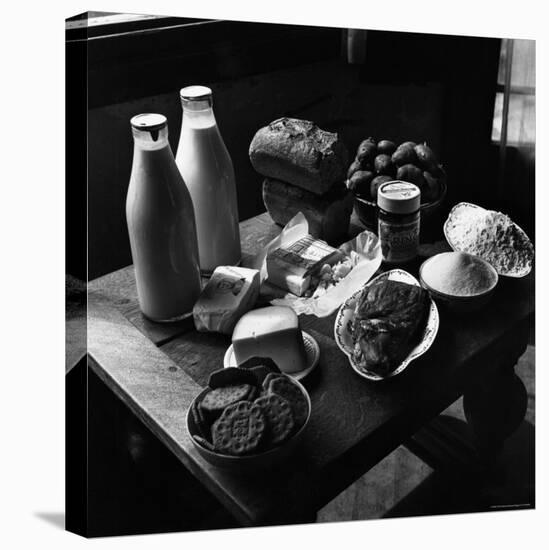 Rations of Fresh Produce Following World War II, c.1946-George Rodger-Premier Image Canvas