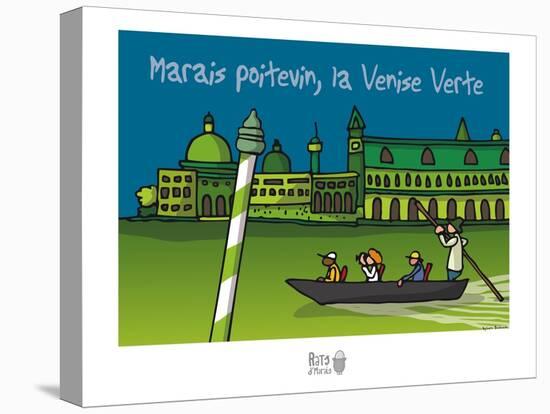 Rats d'marais - Venise verte-Sylvain Bichicchi-Stretched Canvas