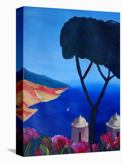 Ravello Salerno Italy View of Amalfi Coast from Vi-Markus Bleichner-Stretched Canvas