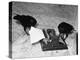 Raven Typing His Own Name of on the Typewriter-Peter Stackpole-Premier Image Canvas