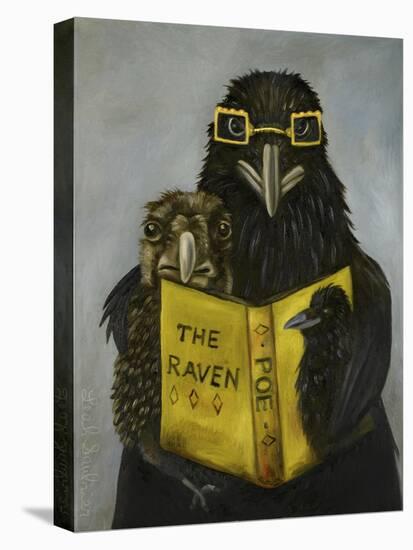 Ravens Read-Leah Saulnier-Premier Image Canvas