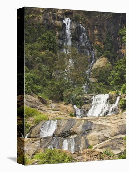 Rawana (Ravana) Falls, a Popular Sight by the Highway to the Coast as it Drops Thru Ella Gap, Ella,-Rob Francis-Premier Image Canvas