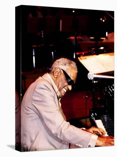 Ray Charles in Rehearsal, 1998-null-Stretched Canvas