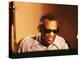 Ray Charles in the Recording Studio-null-Stretched Canvas