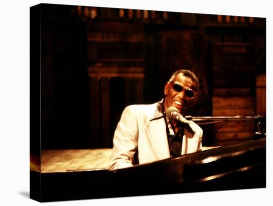 Ray Charles Performing-null-Stretched Canvas