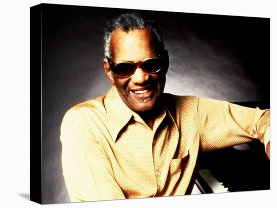 Ray Charles Portrait-null-Stretched Canvas