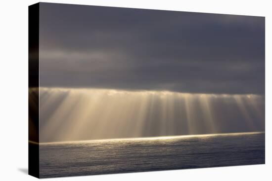 Rays from the Clouds over the Pacific Ocean, Santa Cruz, California-Chuck Haney-Premier Image Canvas