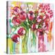 Razzle Dazzle Tulips-Amanda J^ Brooks-Stretched Canvas