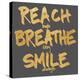 Reach, Breathe, Smile-SD Graphics Studio-Stretched Canvas