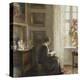Reading by a Sunny Window-Carl Holsoe-Premier Image Canvas