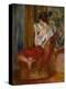 Reading Woman, circa 1900-Pierre-Auguste Renoir-Premier Image Canvas