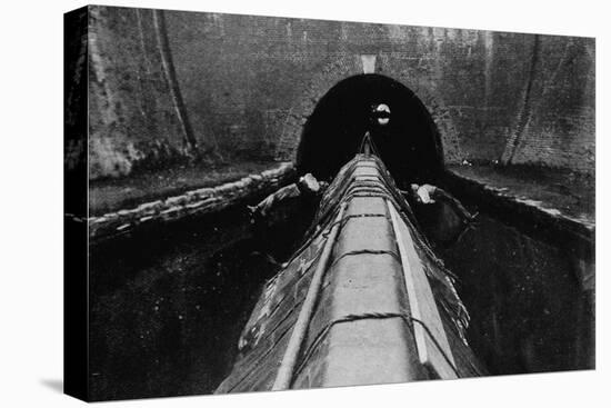 Ready to start 'legging' a canal boat, London, c1890 (1903)-Unknown-Premier Image Canvas