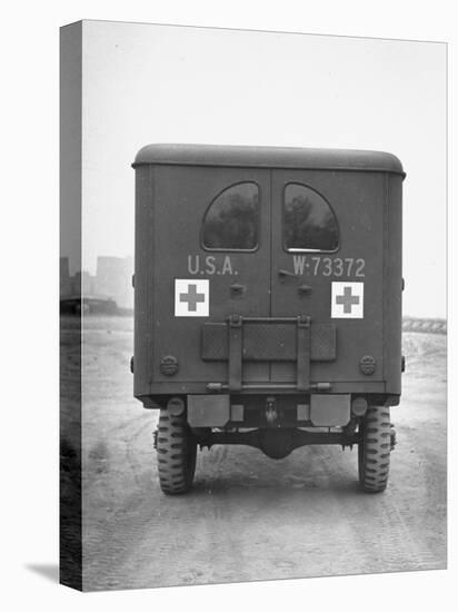 Rear View of Ambulance-George Strock-Premier Image Canvas