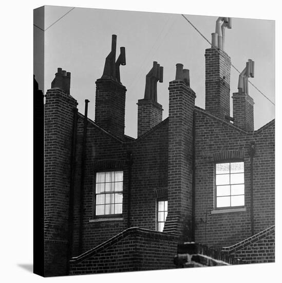 Rear View of Residential Victorian Buildings, Islington, London, c.1940-John Gay-Premier Image Canvas