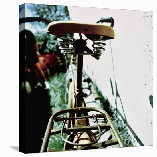 Rear View of the Seat of a Bicycle-null-Premier Image Canvas